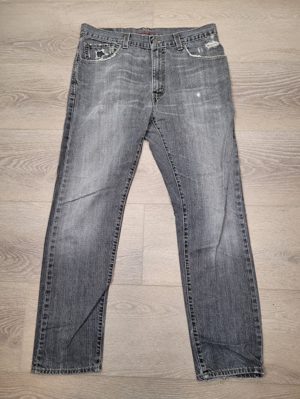 2/$20 Levi's Grey 520 Sluch Skinny Jeans Denim Size: 32x32
